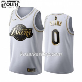 Dres Los Angeles Lakers Kyle Kuzma 0 Nike 2019-20 Bijela Golden Edition Swingman - Dječji